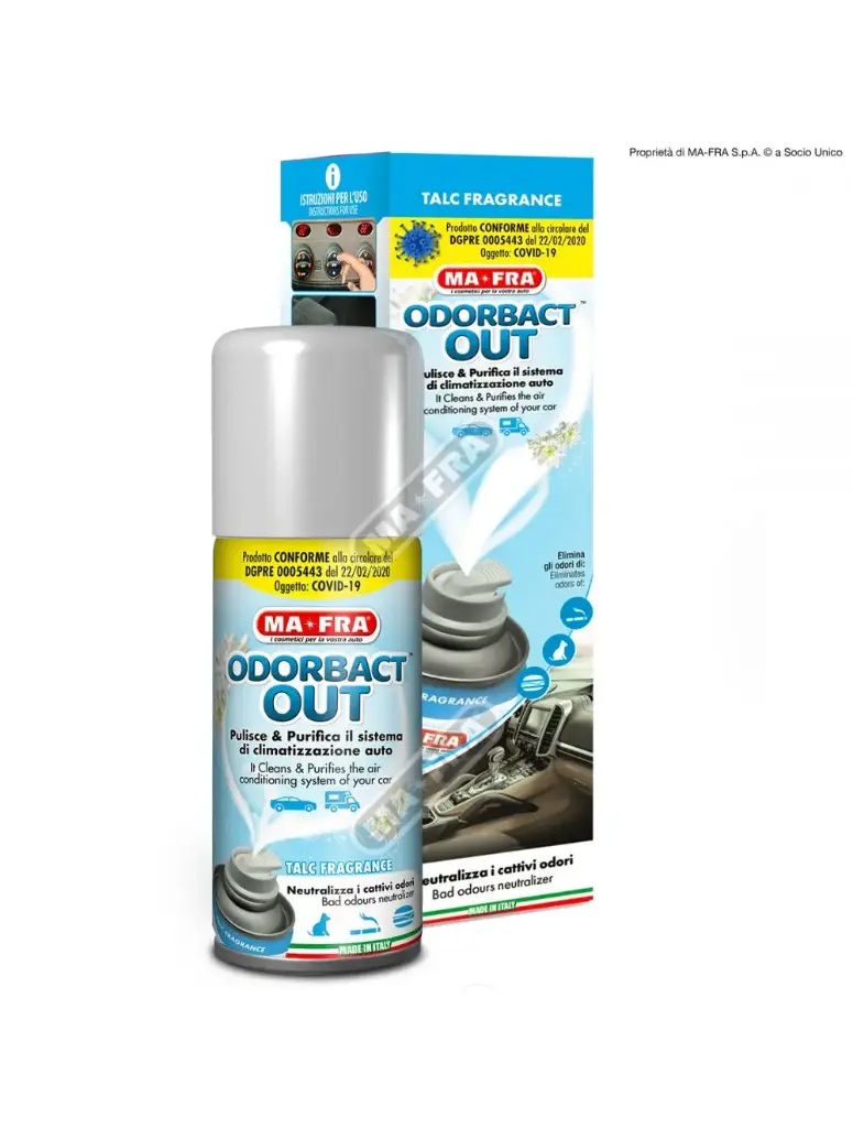 MA-FRA ODORBACT OUT TALC SPRAY 150 ML